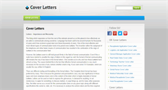 Desktop Screenshot of cover-letters.org.uk