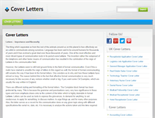 Tablet Screenshot of cover-letters.org.uk